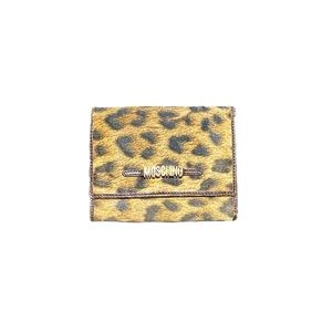 Leopard print Moschino wallet